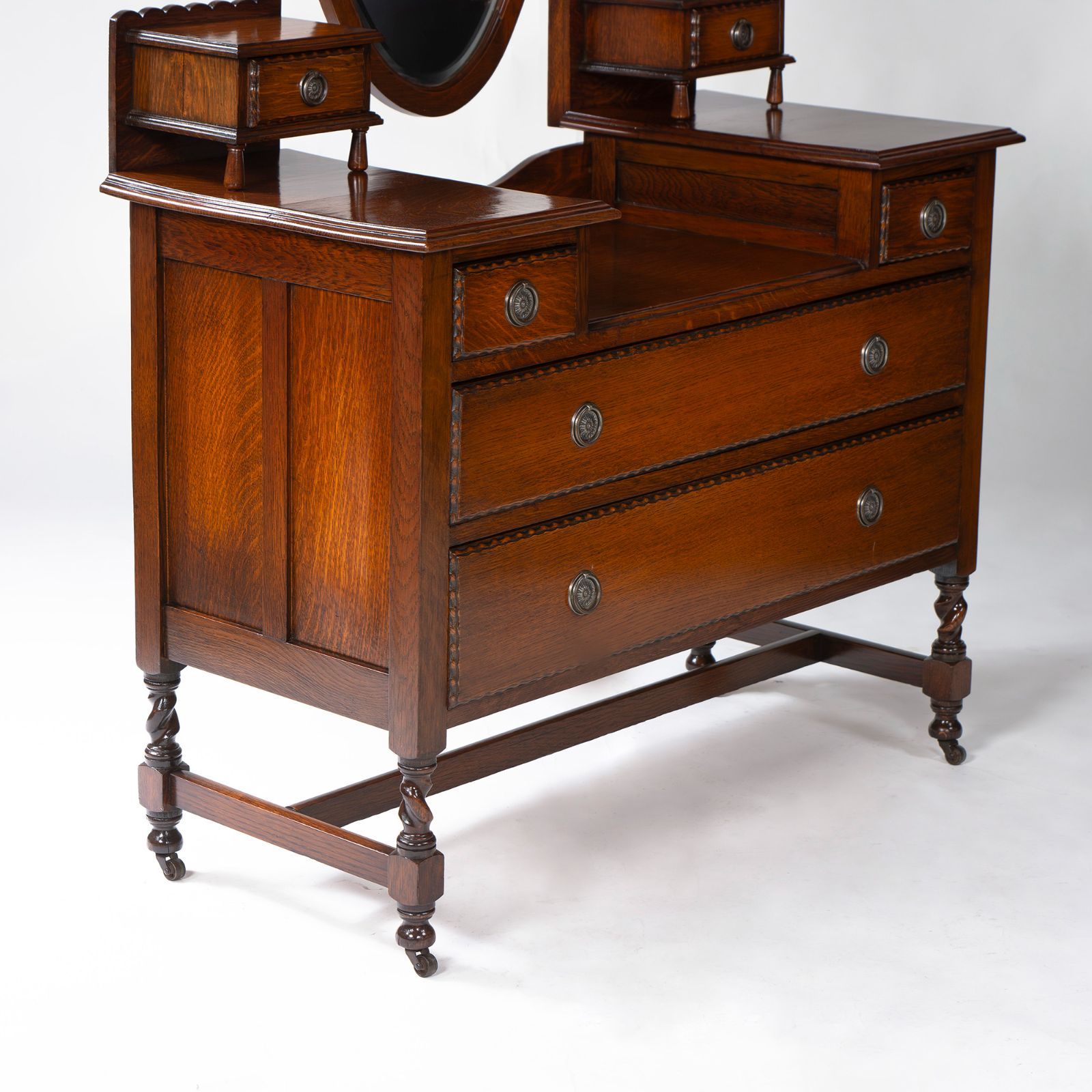 サイドボード ロイズアンティークス Lloyd’s Antiques ミラーバックサイドボード オーク材 英国アンティーク 1930s ヴィンテージ ドレッサー キャビネット チェスト 収納家具 USED サイドボード ロイズアンティークス Lloyd's Antiques ミラーバック