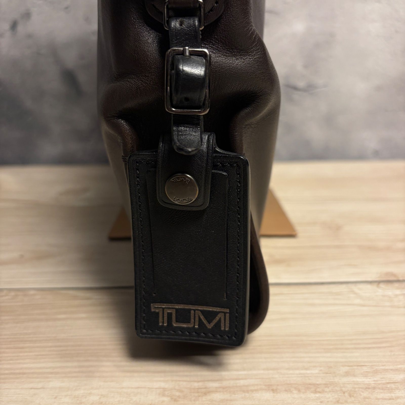 TUMI トゥミ Harrison Seneca Slim Brief 63000B レザー 2WAY ブリーフ