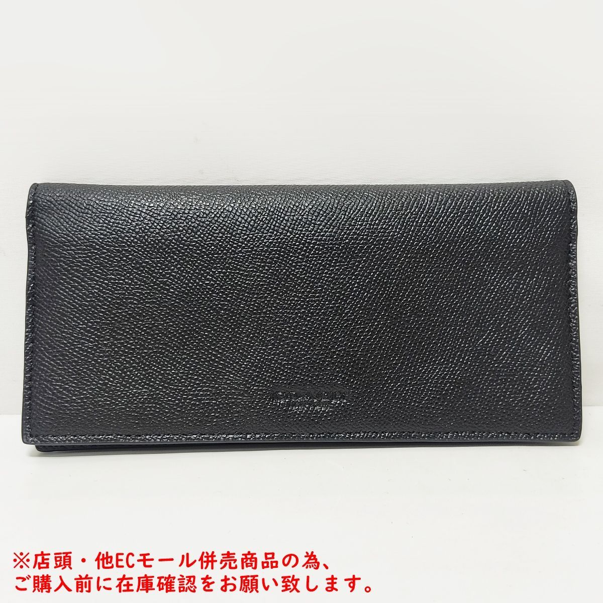 併売商品※◇未使用保管品◇COACH【コーチ】2つ折り長財布 レザー 