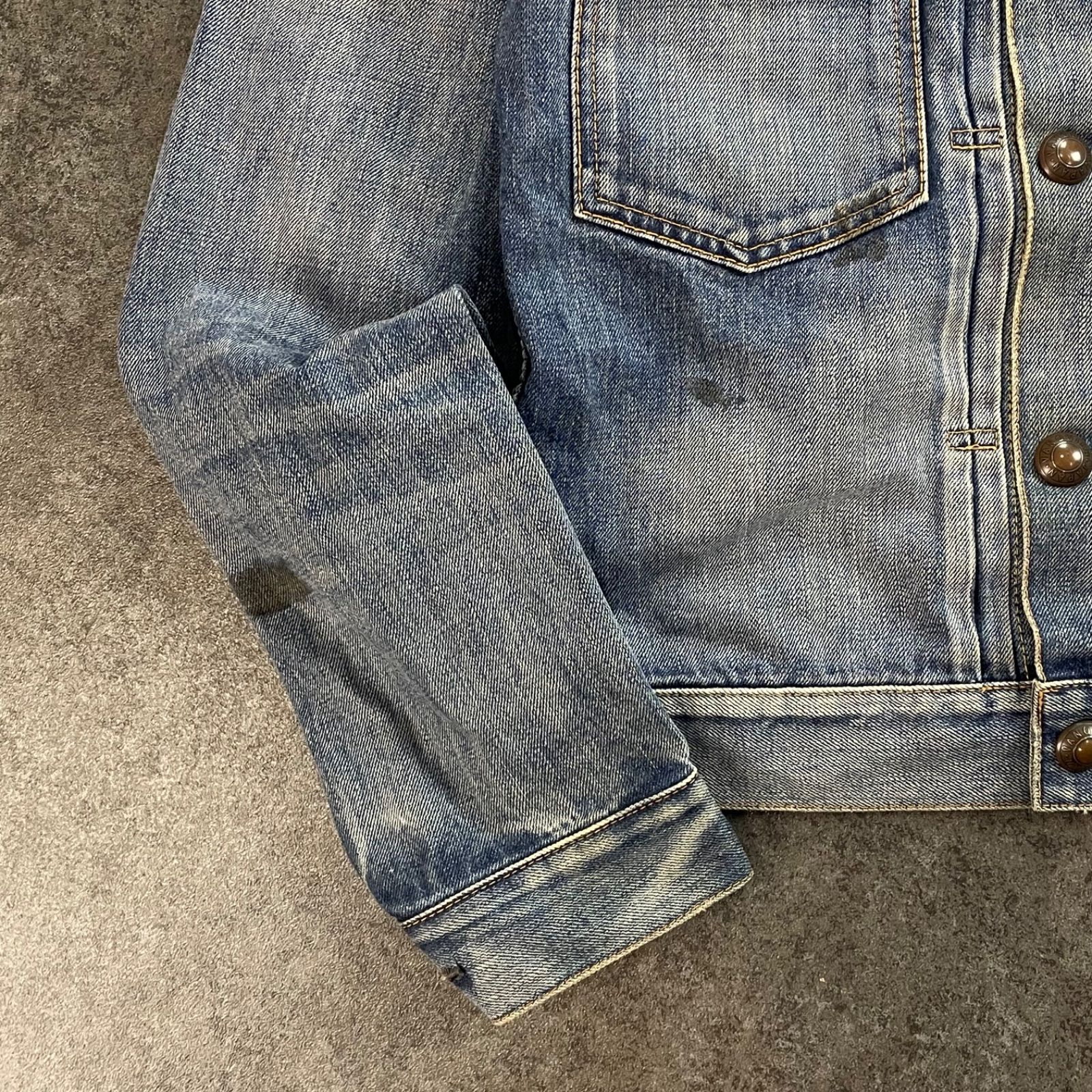 日本製 VANQUISH Denim Tracker Jacket 平成 Y2K ヴァンキッシュ 