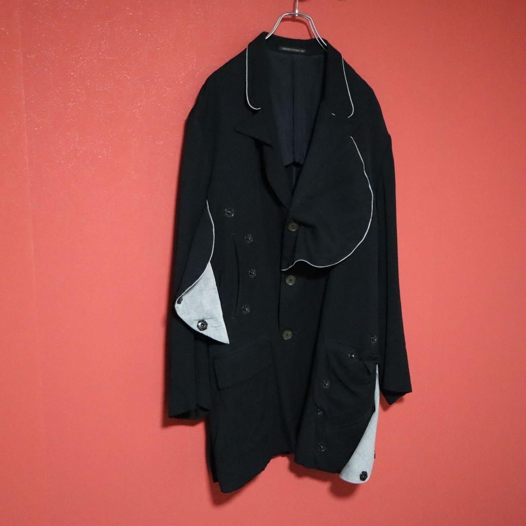 Yohji Yamamoto 06SS スナップボタン 変形デザイン コート - メルカリ