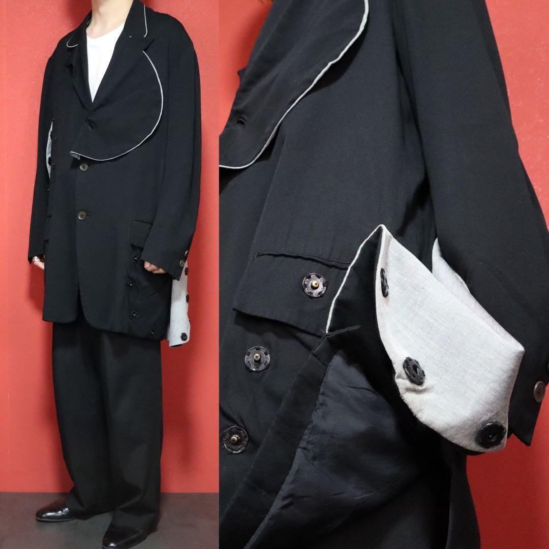 Yohji Yamamoto 06SS スナップボタン 変形デザイン コート - メルカリ