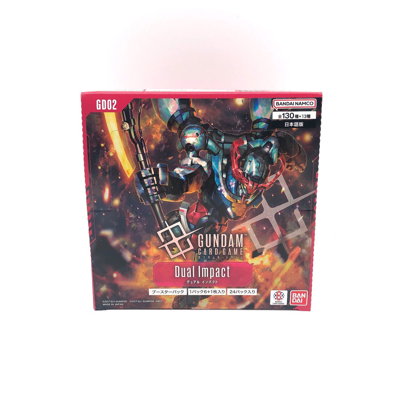 ガンダムカードゲーム Dual Impact GD02 ボックス 未開封 訳あり 外箱