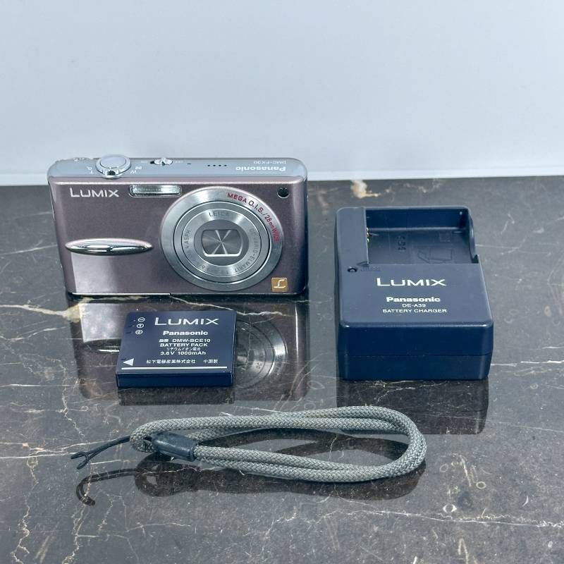 美品】Panasonic LUMIX DMC-FX30 センシュアルブラウン 720万画素 CCD 