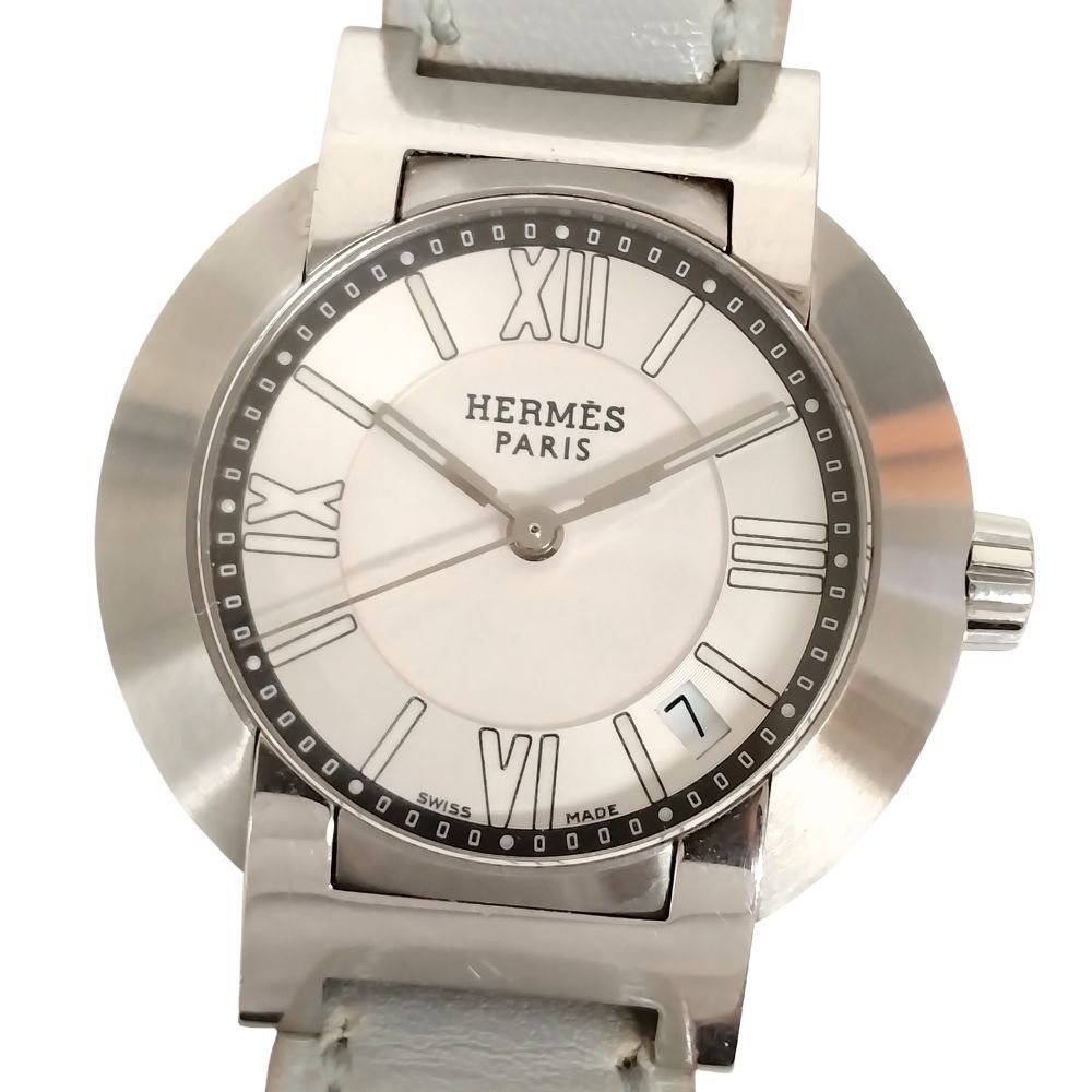 【電池残量少】HERMES エルメス NO1.210 ノマード デイト クォーツ レディース 腕時計 正規品 / C664 HERMES - 【電池残量少】HERMES エルメス NO1.210 ノマード デイト