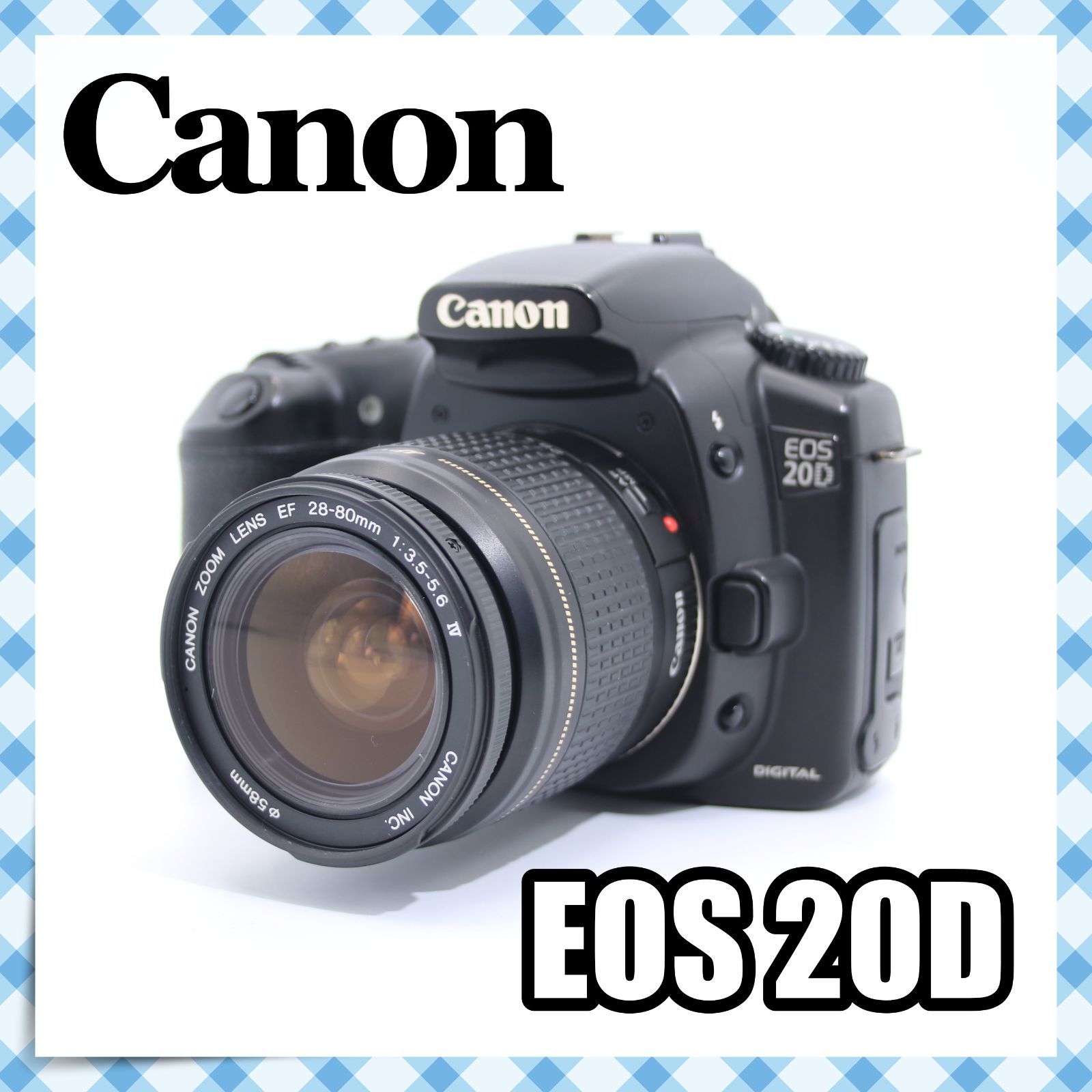 Canon EOS 20D 一眼レフカメラ EOS 20D Canon キヤノン レンズセット 