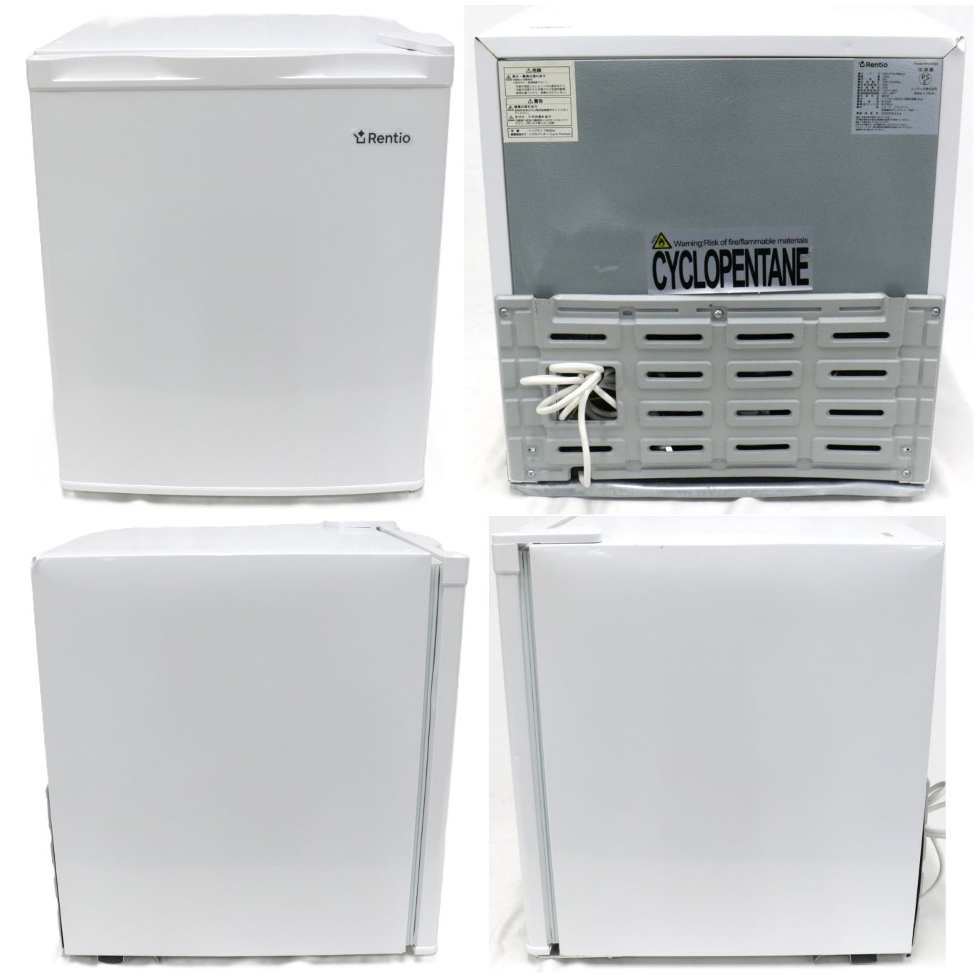 中古 [32L]レンティオ 小型冷凍庫 1ドア セカンド冷凍庫 RN-FZ32 rn