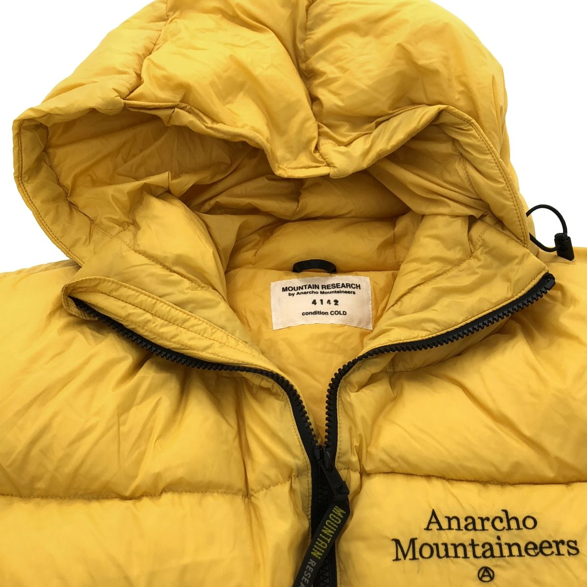 Mountain Research マウンテンリサーチ Puff JKT ダウンジャケット MTR4142 イエロー XL Mountain Research マウンテンリサーチ Puff JKT ダウンジャケット