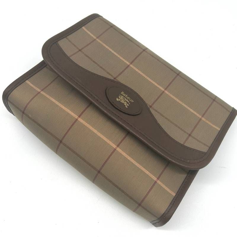 BURBERRY バーバリー クラッチバッグ ポーチ ノバチェック ペン