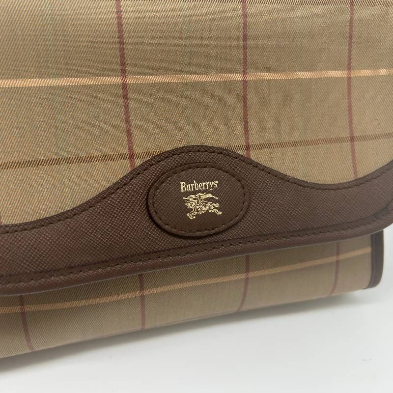 BURBERRY バーバリー クラッチバッグ ポーチ ノバチェック ペン