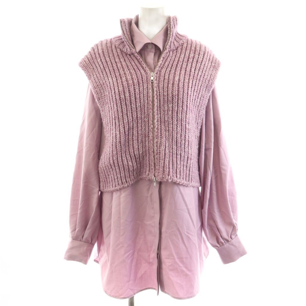 アメリヴィンテージ Ameri VINTAGE 24AW COMPACT KNIT VEST WITH SHIRT