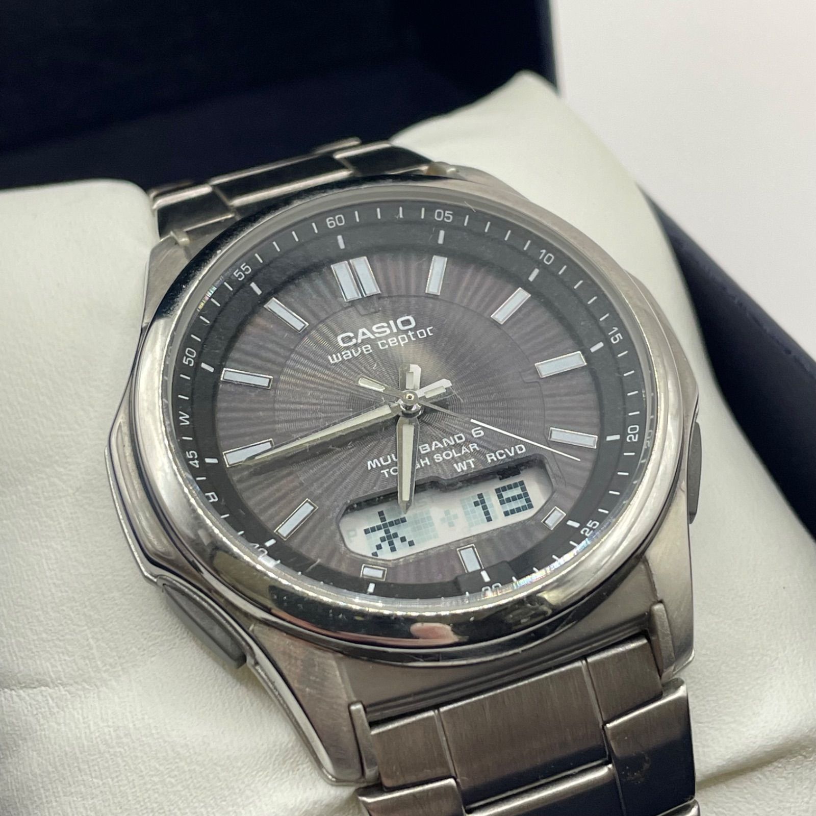 極美品箱付き/フルコマ】CASIO ウェーブセプター WVA-M630D 電波 