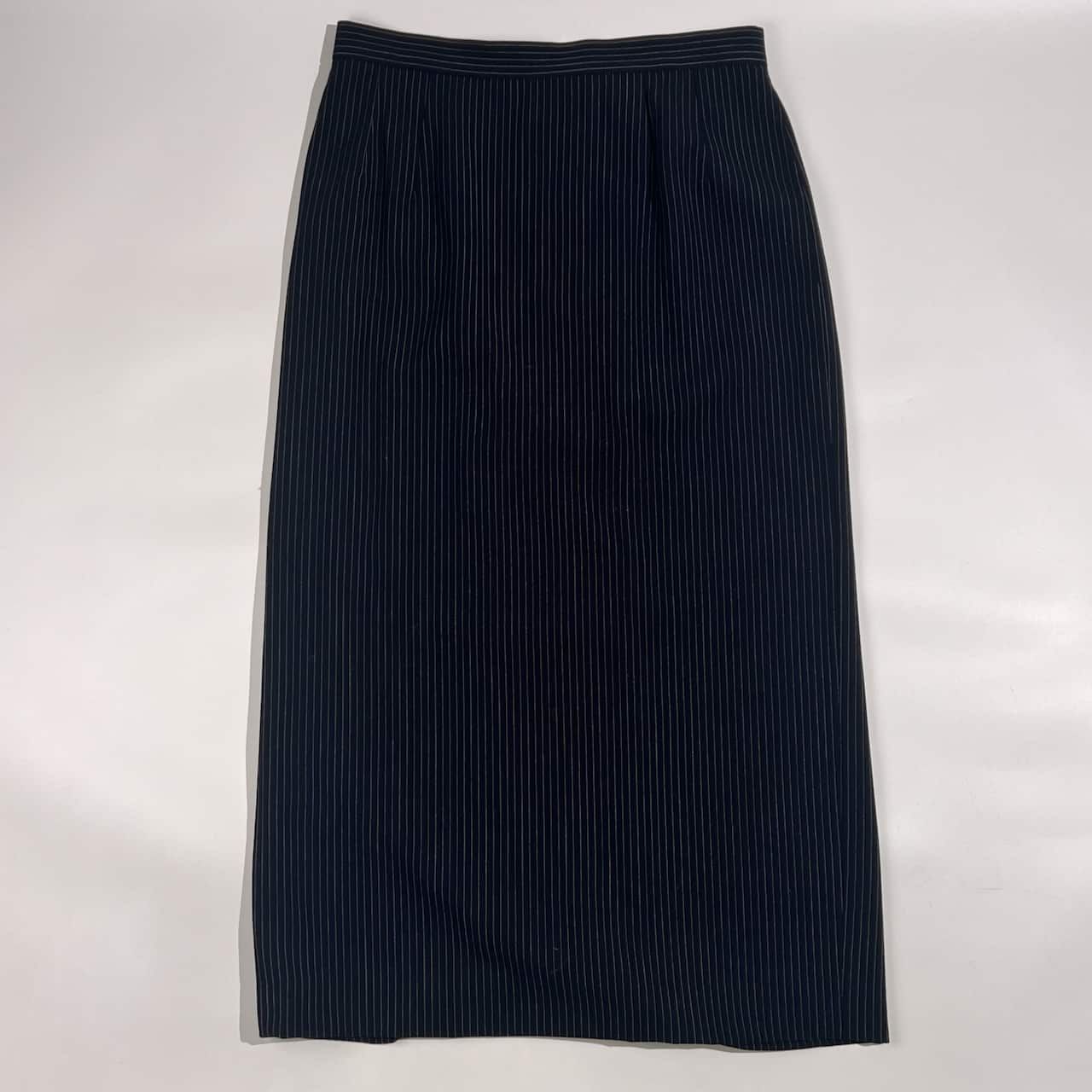 上下 Aquascutum アクアスキュータム ストライプ ジャケット スカート