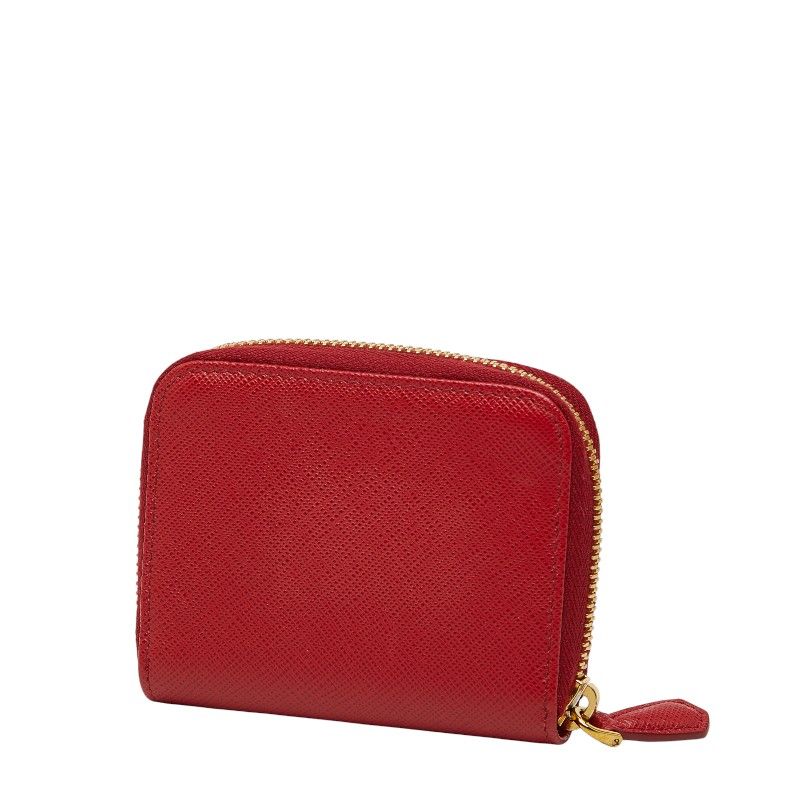 プラダ ラウンドファスナー コインケース 1MM268 レッド FUOCO