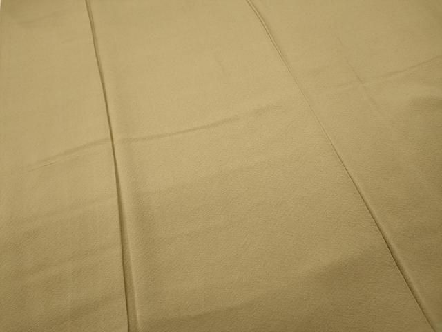 平和屋着物○上質な色無地 香色 正絹 逸品 未使用 CABD7202ut 【公式通販】