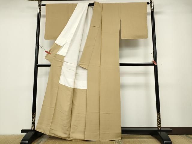 平和屋着物●上質な色無地　香色　正絹　逸品　未使用　CABD7202ut 平和屋着物○上質な色無地 香色 正絹 逸品 未使用 CABD7202ut 【公式通販】