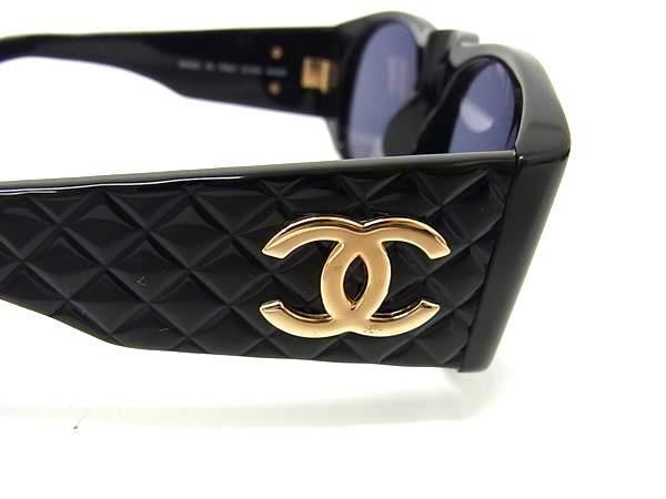 CHANEL シャネル サングラス ココマーク マトラッセ 01450 ブラック系