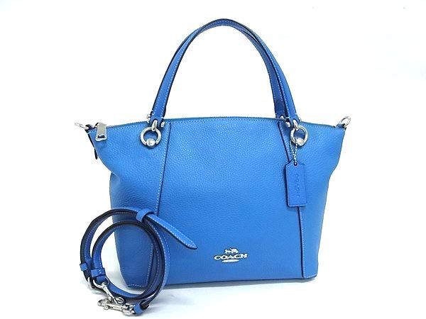 COACH コーチ ハンドバッグ ケイシー サッチェル C6229 ブルー レザー
