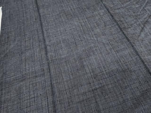 平和屋着物●男性　結城紬　色無地　青藍色　高島屋扱い　正絹　逸品　AABG3624cs 平和屋着物○男性 結城紬 色無地 青藍色 高島屋扱い 正絹 逸品 AABG3624cs