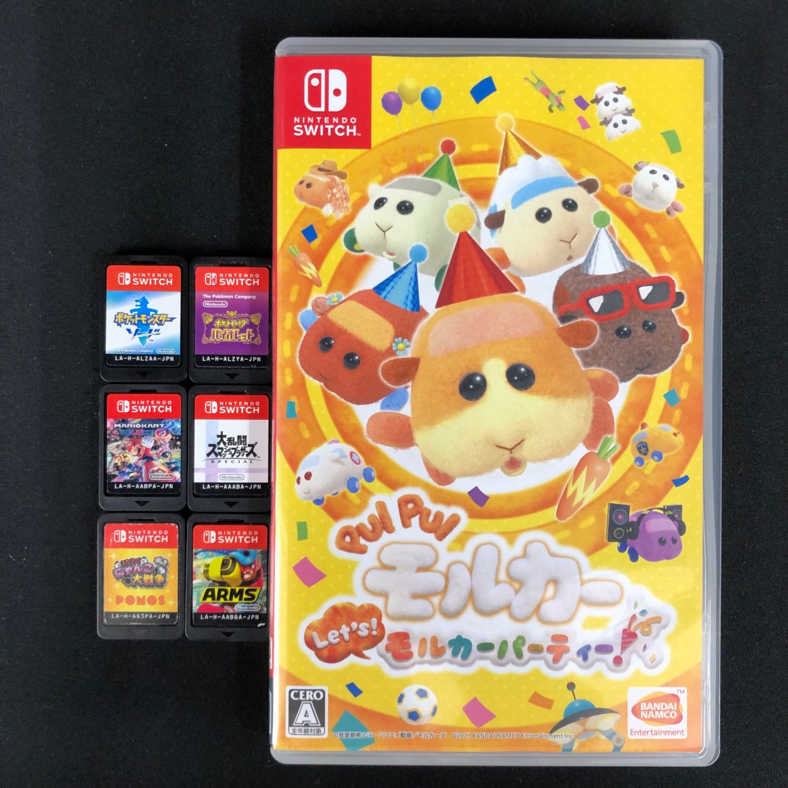 [中古]Nintendo Switch ソフト 7点セット Switch バライティーゲーム系ソフト 7本セット 中古 Switch ソフト 7本