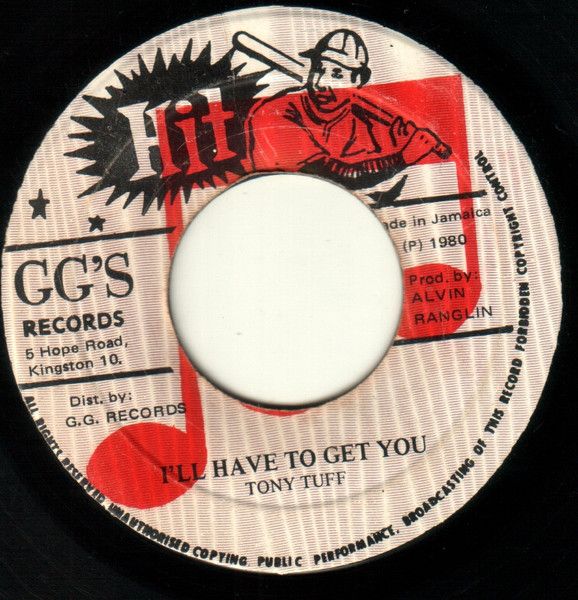 7” Tony Tuff Ill Have To Get You NONE Hit /00080 - メルカリ
