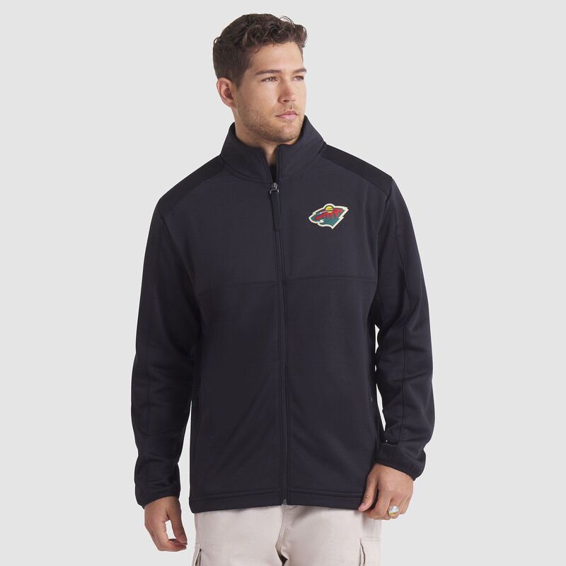 ファナティクス メンズ アウター ジャケット・ブルゾン Mens Fanatics Black Minnesota Wild Authentic Pro Rink FullZip Jacket Wld Black ブラック