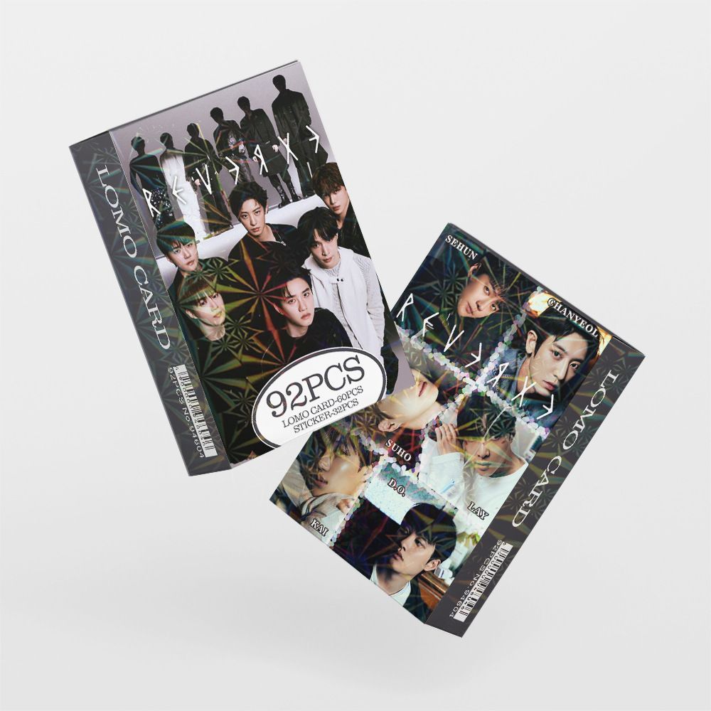 在庫最後！【EXO】REVERXE ロモカード＆ミニミニシール☆92PCS☆エクソ