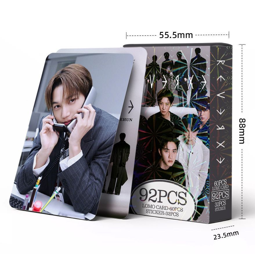 在庫最後！【EXO】REVERXE ロモカード＆ミニミニシール☆92PCS☆エクソ