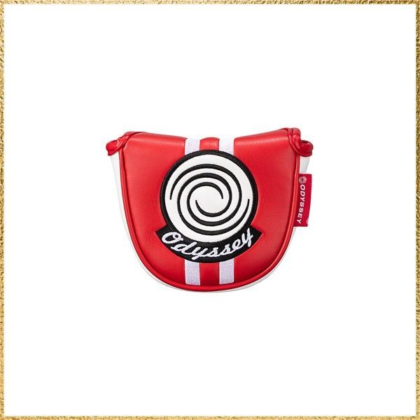 ☆彡送料無料でお届け☆彡Color:レッド オデッセイ(ODYSSEY) パター ヘッドカバー NO1 MALLET RED FW 25 (パター用) レッド