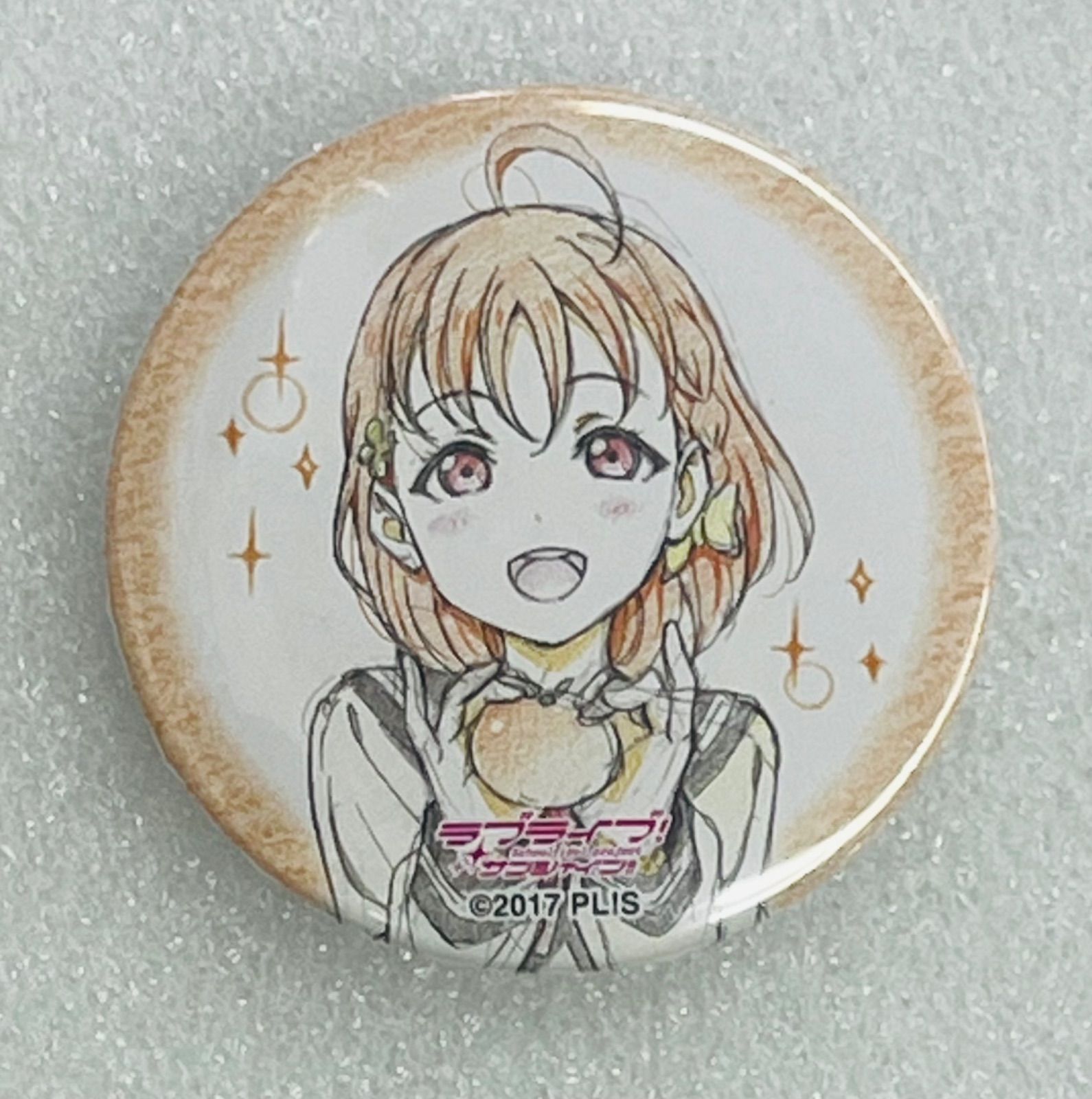 高海千歌 原画 缶バッジ 5周年 展示会 ラブライブ サンシャイン Aqours