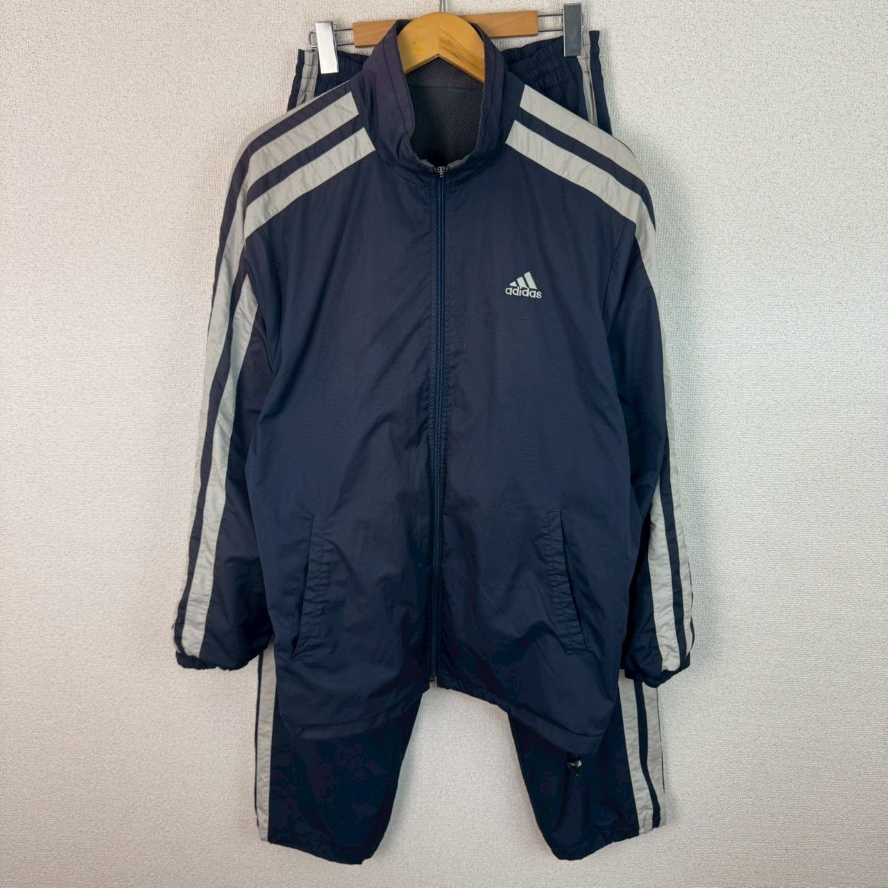 adidas アディダス セットアップ トラックジャケット パンツ ネイビー