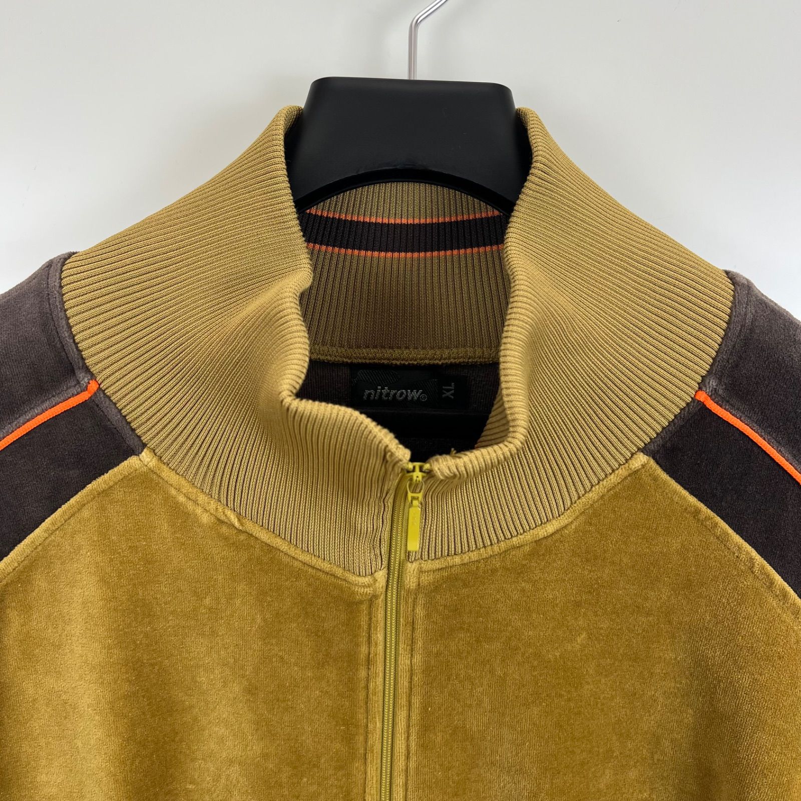 60 NITROW 00s archive velours track jacket XL ナイトロウ 初期
