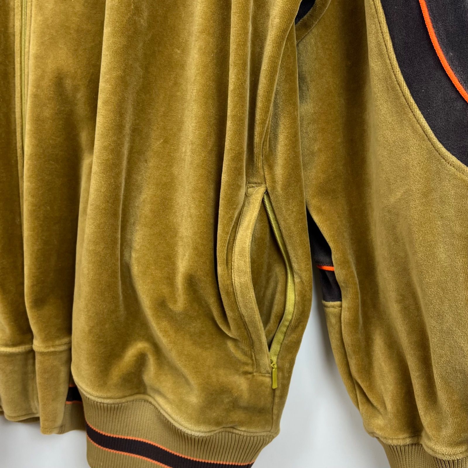 60 NITROW 00s archive velours track jacket XL ナイトロウ 初期 