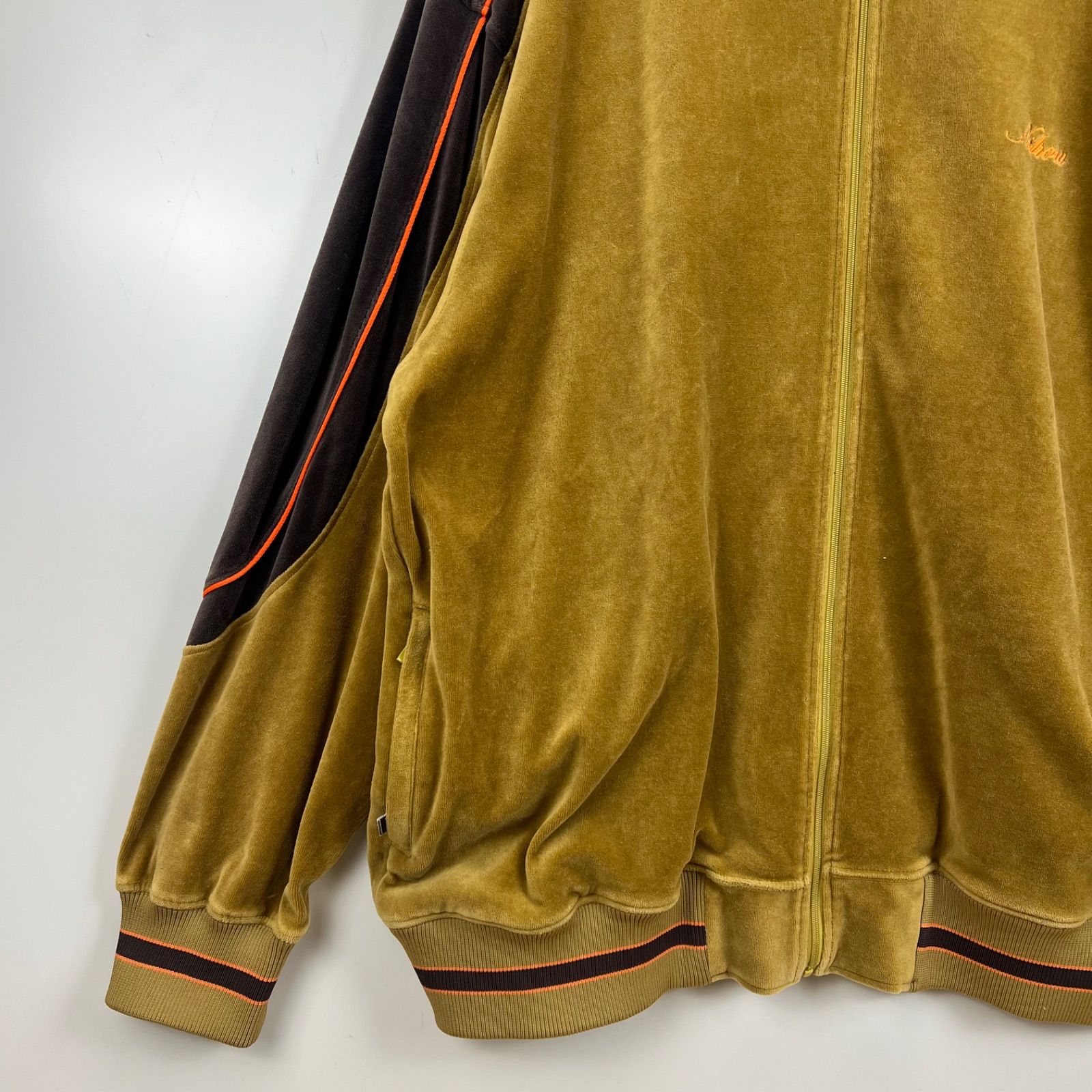 60 NITROW 00s archive velours track jacket XL ナイトロウ 初期 