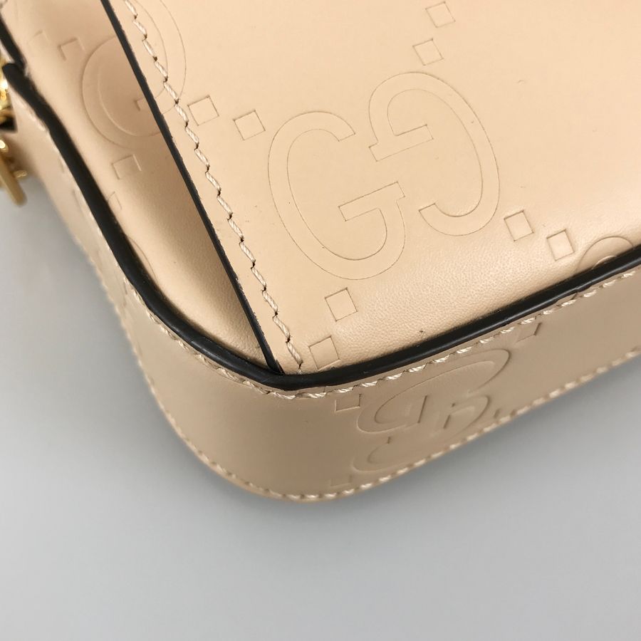 グッチ GUCCI ジャンボ GG 781554 レザー ショルダーバッグ sh【中古