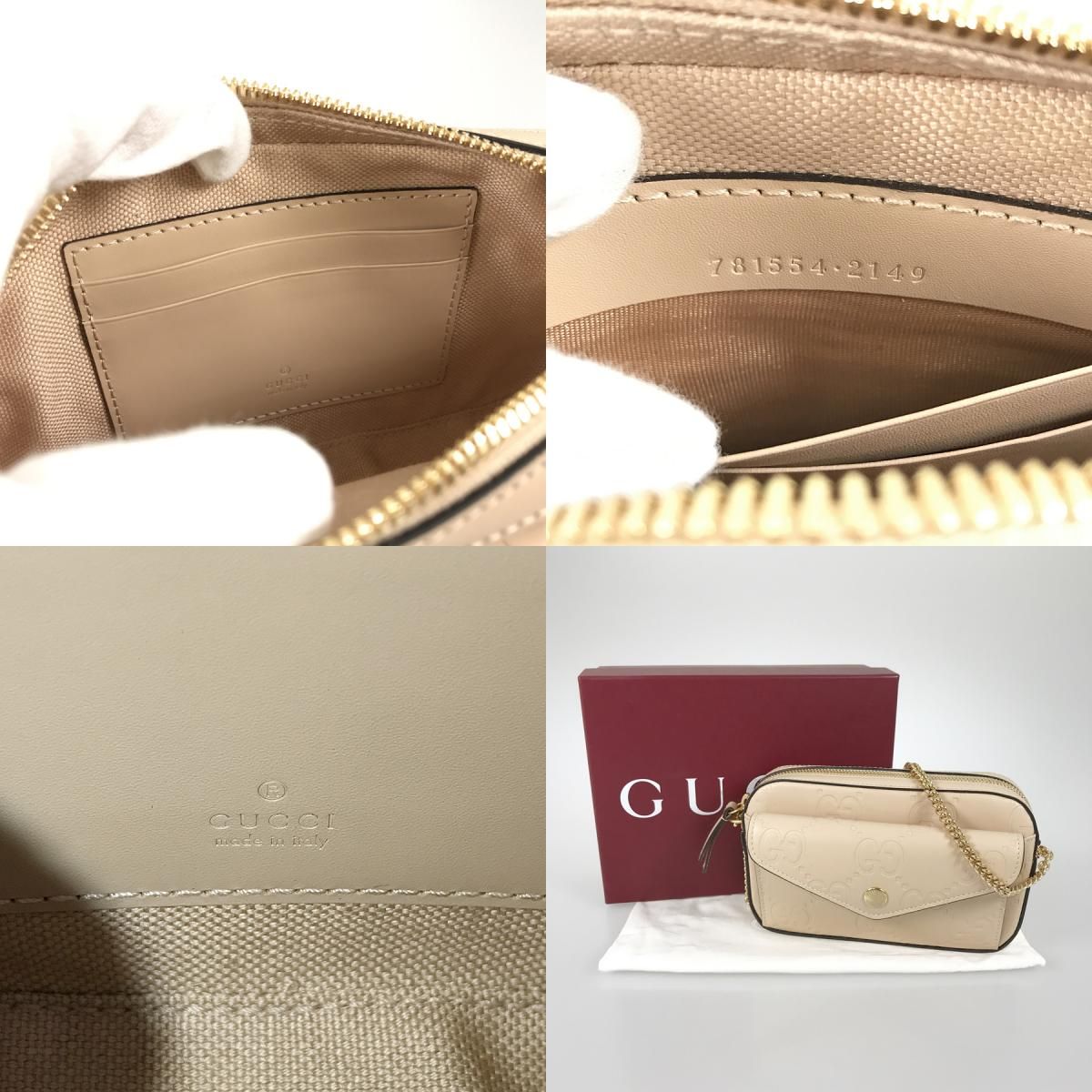 グッチ ジャンボ GG 781554 ショルダーバッグ GUCCI（グッチ） GG ミニ ショルダーバッグ 781554 ピンク チェーン