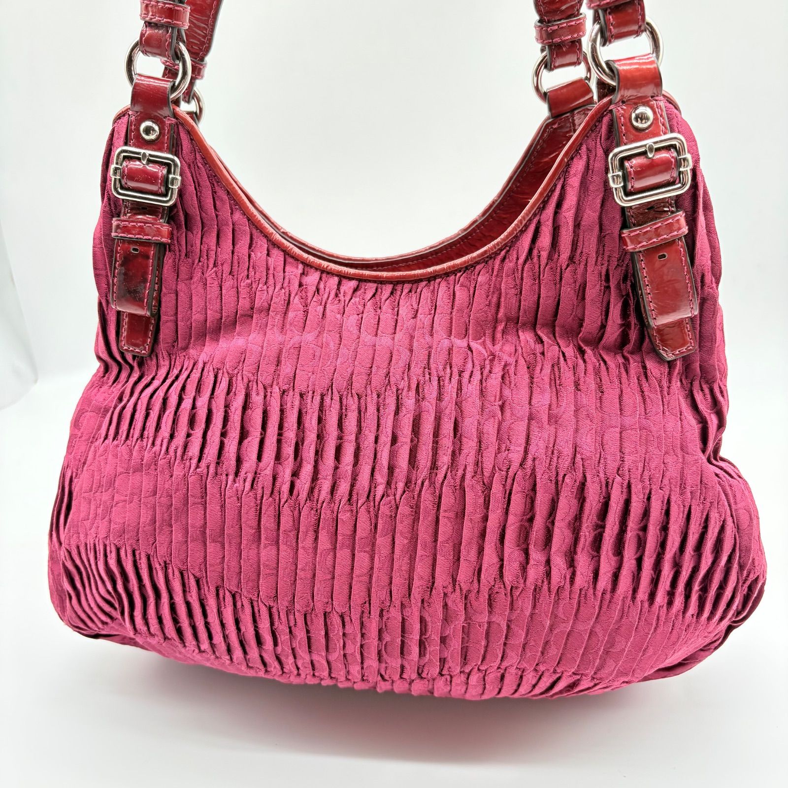 COACH y2k Madison Gathered Maggie signature handbag コーチ 