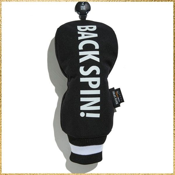 ☆彡送料無料でお届け☆彡 BACK SPIN! Cordura Head Cover for FAIRWAYS バックスピン コーデュラ ナイロン 丈夫 ヘッドカバー フェアウェイ用 ブラック 黒 おしゃれ シンプル かっこいい