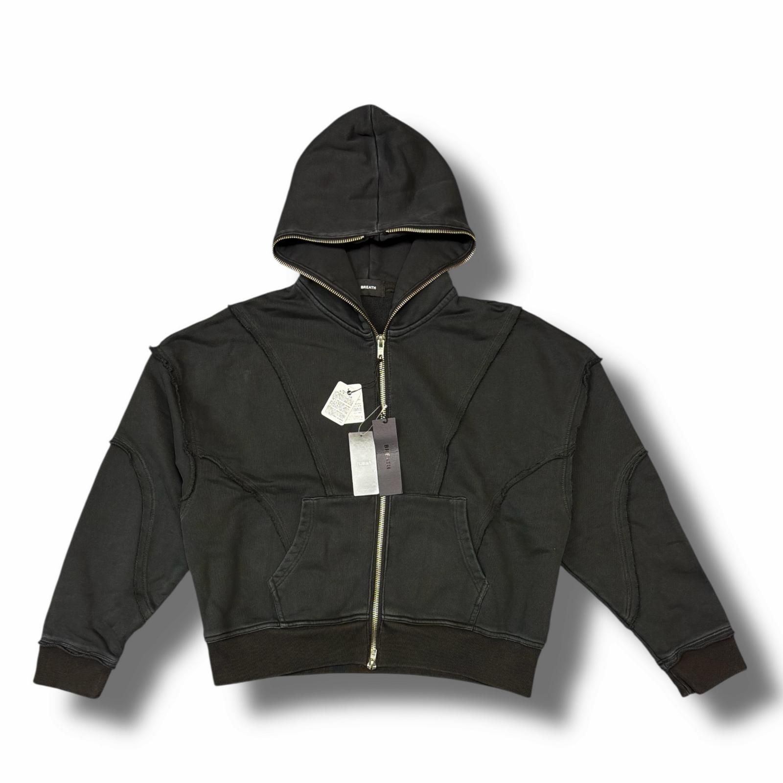 参考上代41800円 未使用 BREATH 25AW FADE ZIP UP HOODIE フェード 