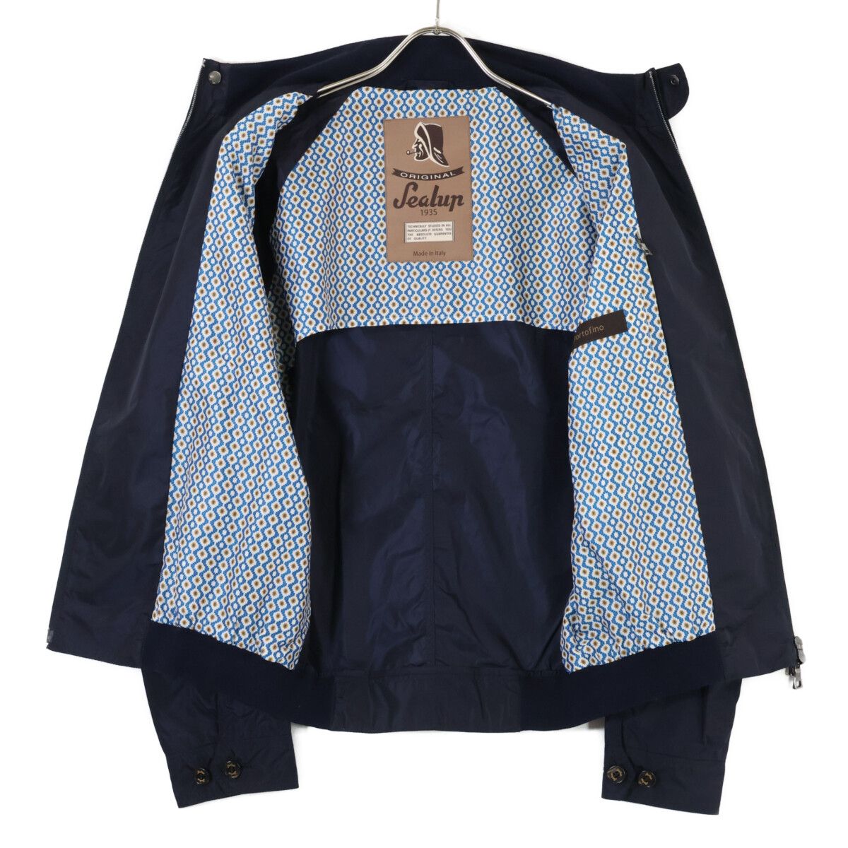 Sealup シーラップ 7505/9683 ﾈｲﾋﾞｰ PORTOFINO ﾘﾓﾝﾀﾅｲﾛﾝ ﾎﾞﾏｰｼﾞｬｹｯﾄ 48 