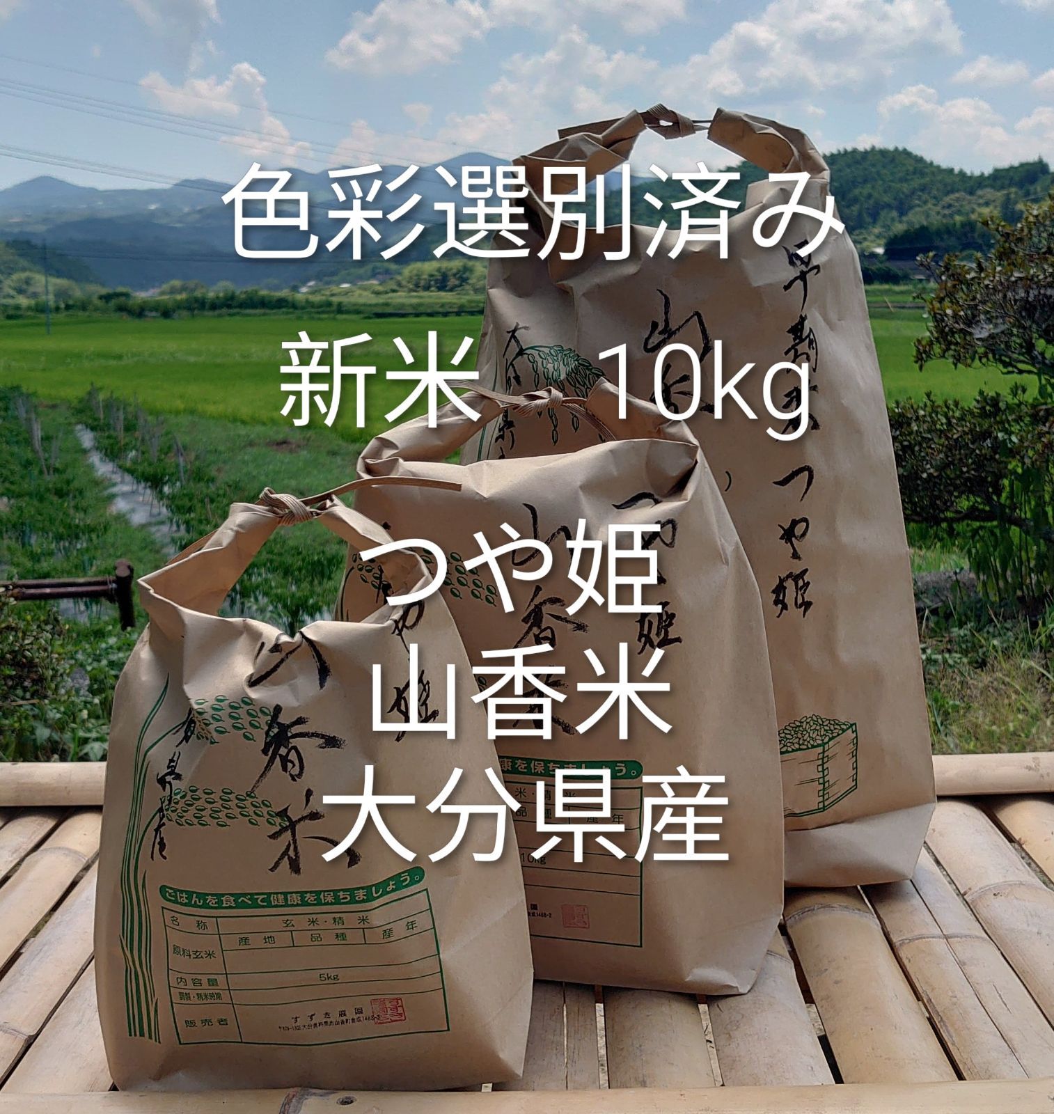 色彩選別済み！1等米 新米 20Kg 大分県産 ひのひかり 山香米 【公式通販】
