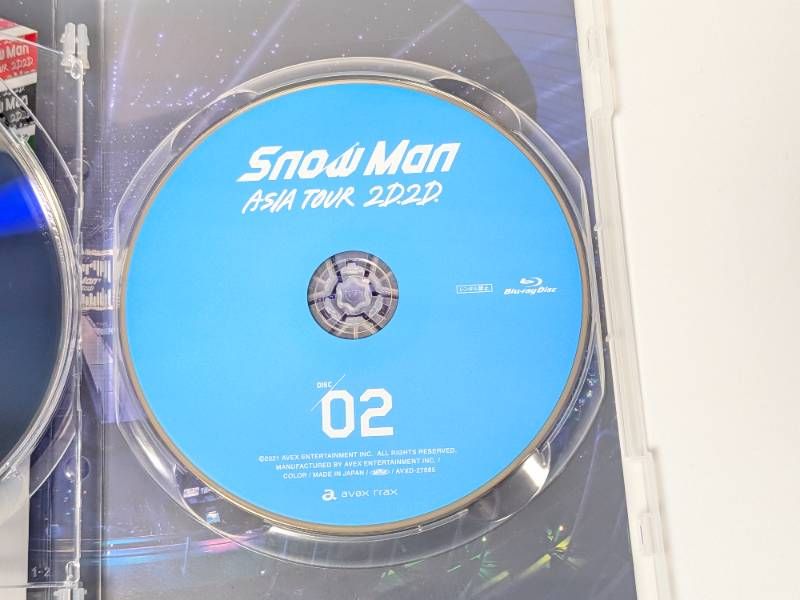 Snow Man 通常盤 ライブBlu-ray 2点セット ASIA TOUR 2D.2D/LIVE TOUR