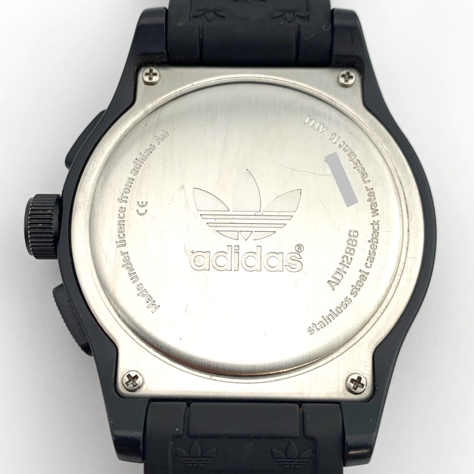 中古】adidas ADH2886 アナログクォーツ腕時計 ブラック - メルカリ