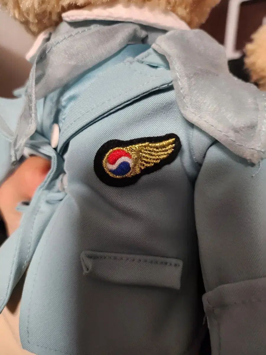大韓航空 テディベア ぬいぐるみ セット パイロットジャンパー/丈