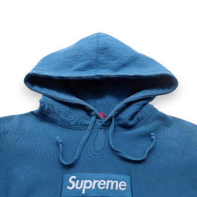 SUPREME 23aw BOXLOGO HOODED SWEATSHIRT BLUE サイズS シュプリーム