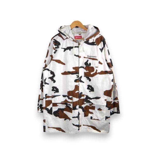 SUPREME 16aw TWILL ZIP PARKA BROWNCAMO サイズS シュプリーム