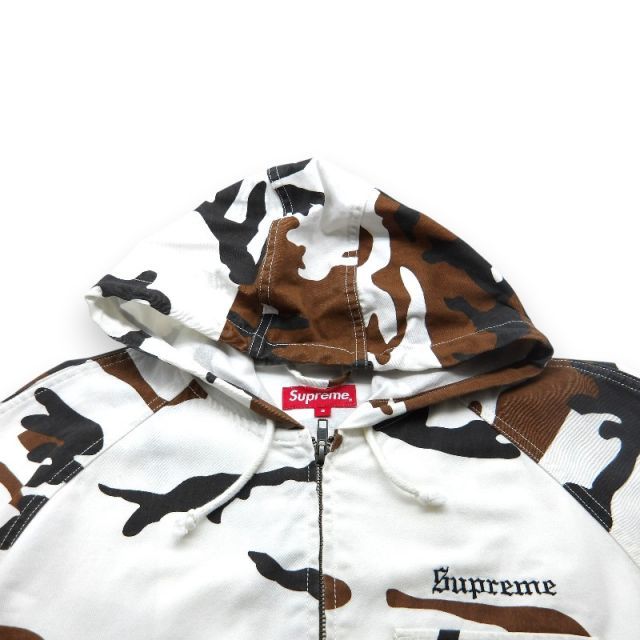 SUPREME 16aw TWILL ZIP PARKA BROWNCAMO サイズS シュプリーム