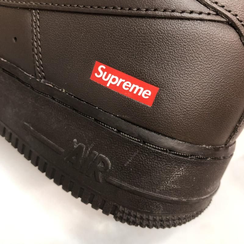 中古】Supreme Nike Air Force 1 Low Baroque Brown 28cm CU9225-200