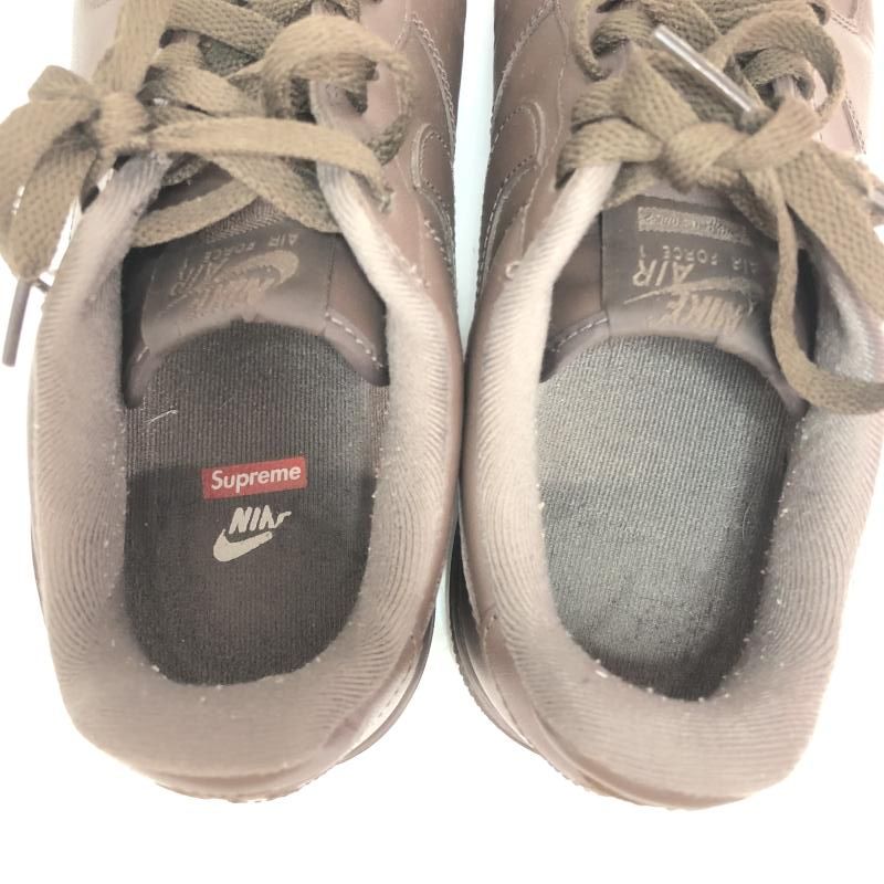 中古】Supreme Nike Air Force 1 Low Baroque Brown 28cm CU9225-200