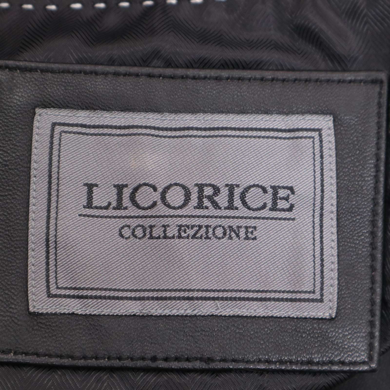 Licorice リコリス 羊革☆ ラム レザー テーラード ジャケット Sz.M